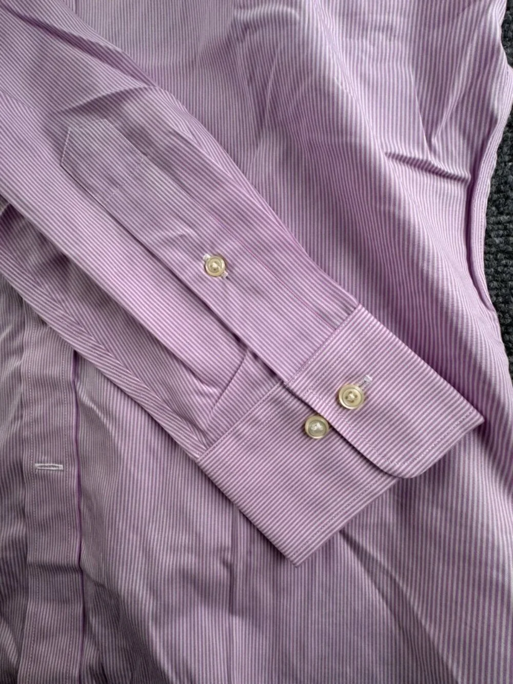 NWT Polo Ralph Lauren Pink Classic Fit Easy Care Cotton Stretch 14.5 32/33